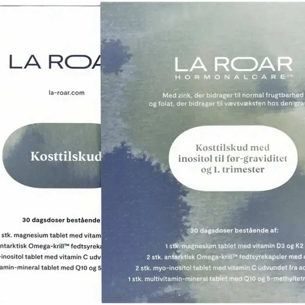 La Roar Hormonal Care. Kosttilskud til hormonel balance. Med Inositol