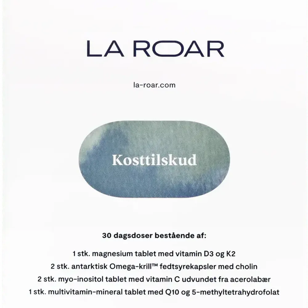 La Roar Hormonal Care. Kosttilskud til hormonel balance. Med Inositol