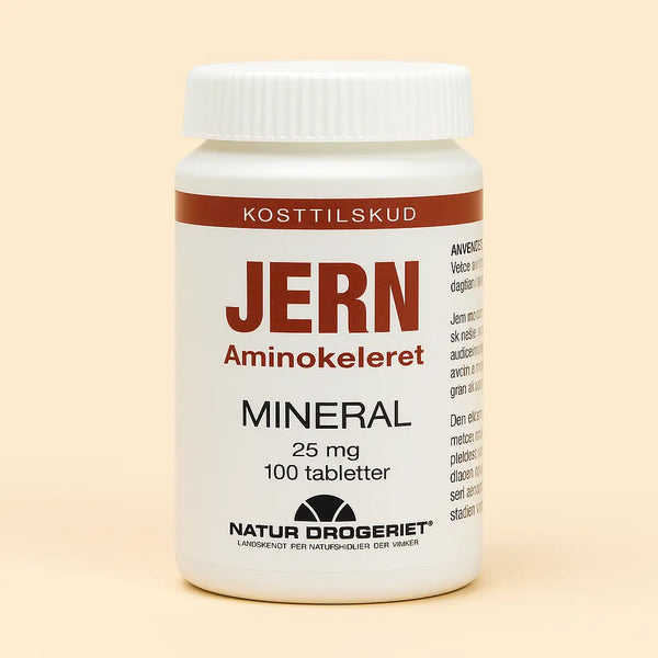 Natur Drogeriet Jern Complex 25 mg. 100 tabletter