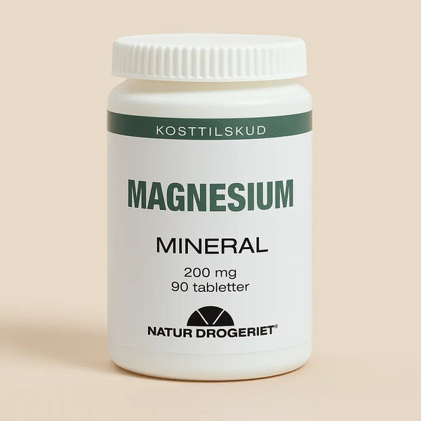 Natur Drogeriet Magnesium. 200 mg. 90 tabletter