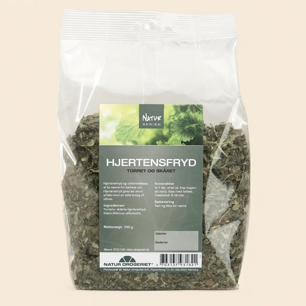 Natur Drogeriet Hjertensfryd citronmelisse. 100 g