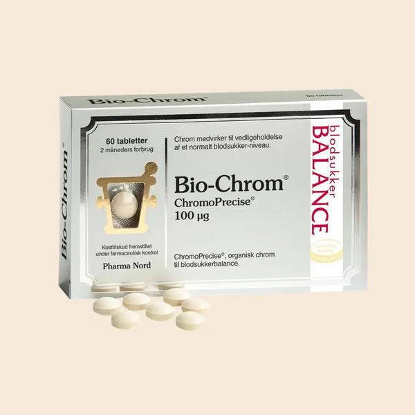 Pharma Nord Bio-Chrom med organisk chromgær. 60 stk.