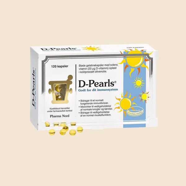 Pharma Nord D-Pearls 20 µg. 120 tabletter