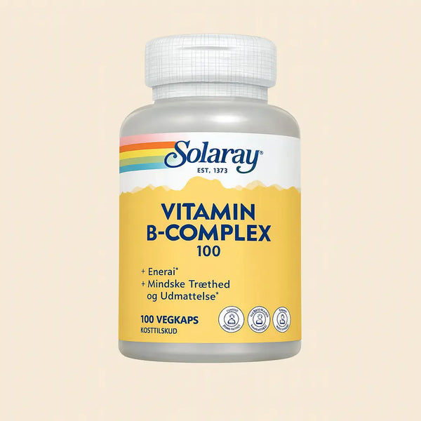 Solaray Vitamin B-Complex. 100 tabletter