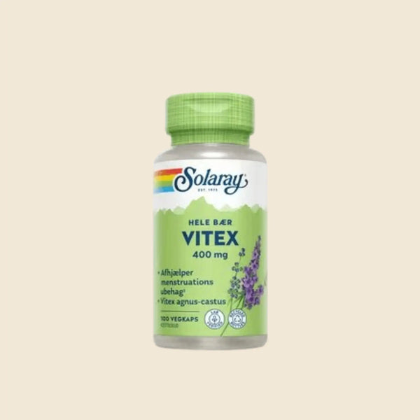 Solaray Vitex Agnus Castus. 100 Tabletter