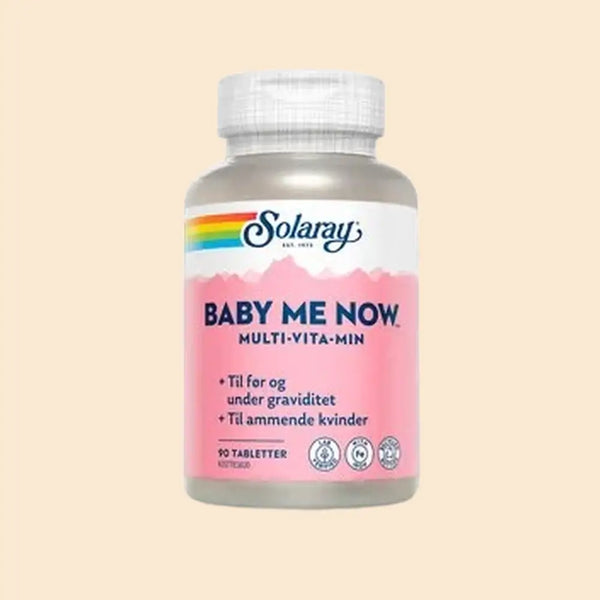Solaray Baby-Me-Now. Multivitamin. 90 tabletter